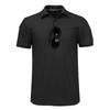 Men's Summer Solid Color Button Lapel Loose Short Sleeve Top