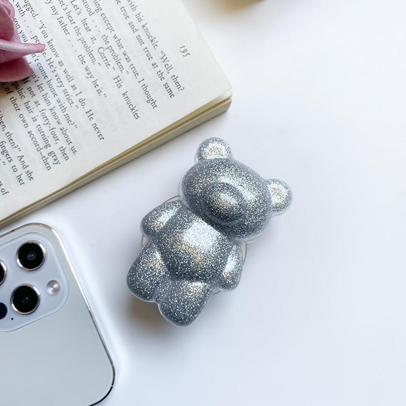 Mirror Bear Mobile Phone Airbag Bracket Paste Type Retractable Niche Simple Back Stick Desktop Support