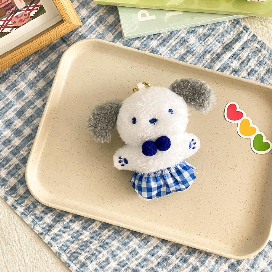 Cartoon Shorts Dog Rabbit Panda Plush Toy Keychain For Kids And Car Decor
