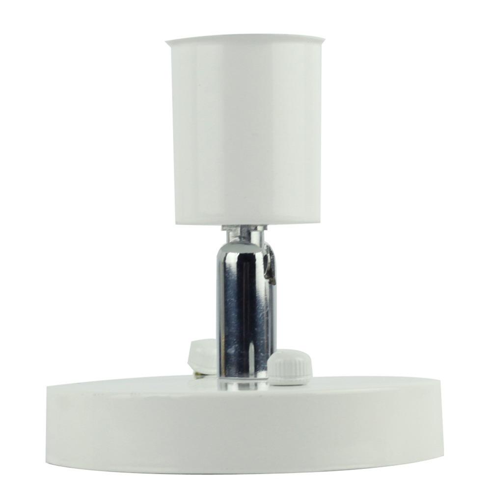 1/5/10pcs Black White 180 Degree Steering Ceiling Lights Flexible Lamp Base Iron E27 Light Socket Metal Lamp Socket Holder