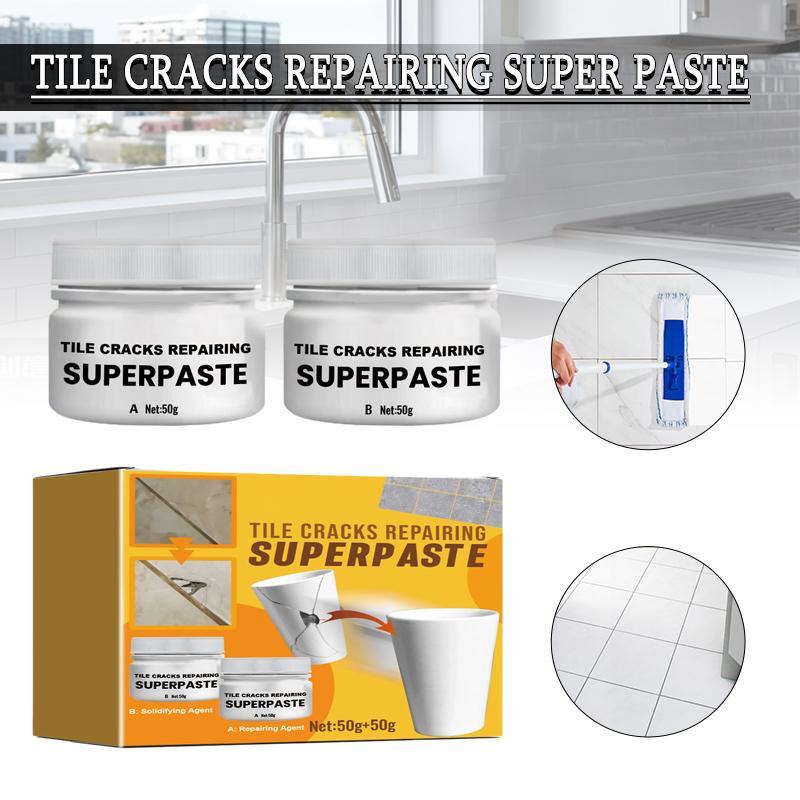 

PDTO Новый набор для ремонта трещин на плитке, суперпаста, набор агентов для отверждения