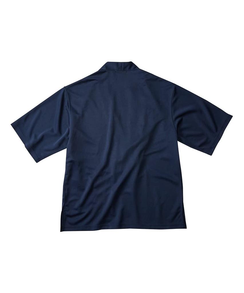 Mesh Jinbei Top and Bottom Available In Large 5L [Nissen] Men's Loungewear, Sweat-absorbing, Quick-drying Set, Sizes, Black,