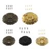 1PC Oval Box Latch Clasp Antique Decorative Hasp Latch with Screws for Jewelry Gift Wine Box Toolbox Suitcase Kitchen Furniture