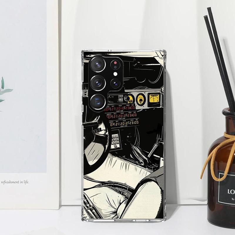 Back To The Future TV Phone Case For Samsung Galaxy S26 S25 Edge S24 FE S23 S22 Ultra S21 Plus S20 + Art Fundas Back Cover Galax