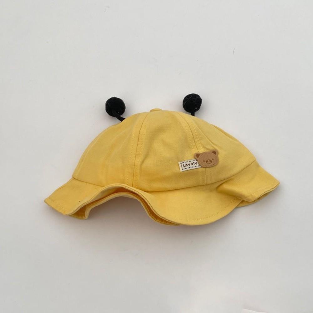 

Cartoon Design Baby Bucket Hat Solid Color Kids Panama Hat Cute Toddler Sun Hat Outdoor
