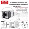 Sijin Electric LW12-16 Universal Changeover Switch