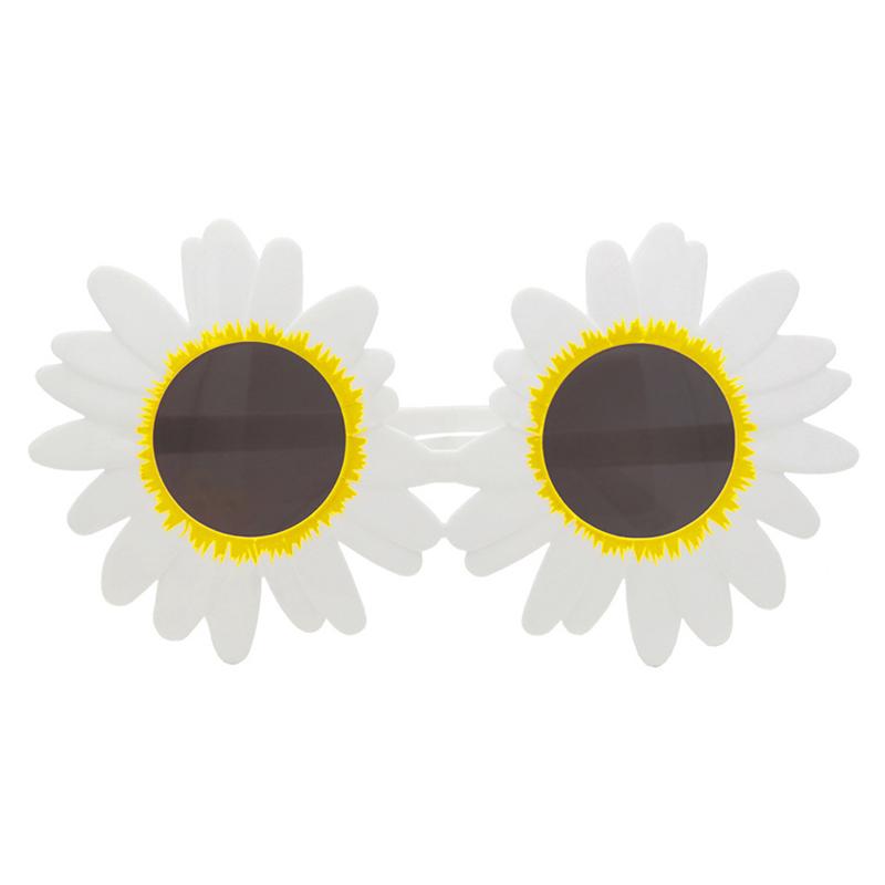 Women Party Sunglasses Cute Sun Flower Daisy Sun Glasses Funny Party Dramatic Cosplay Eyewear Women Uv400 Eyeglasses