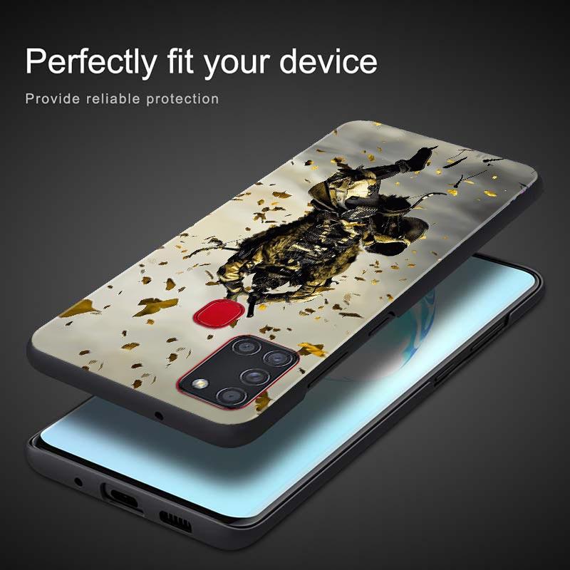 Phone Shell For Samsung Galaxy S21 S20 S10 S9 S8 Plus Ultra 5g S10lite S10e S7edge S20 S21 Fe Soft Cover Case Samurai