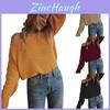 Versatile Plus Size Autumn Womens Sweaters Off The Shoulder Pullover Sweater Long Sleeve For Every Occasion