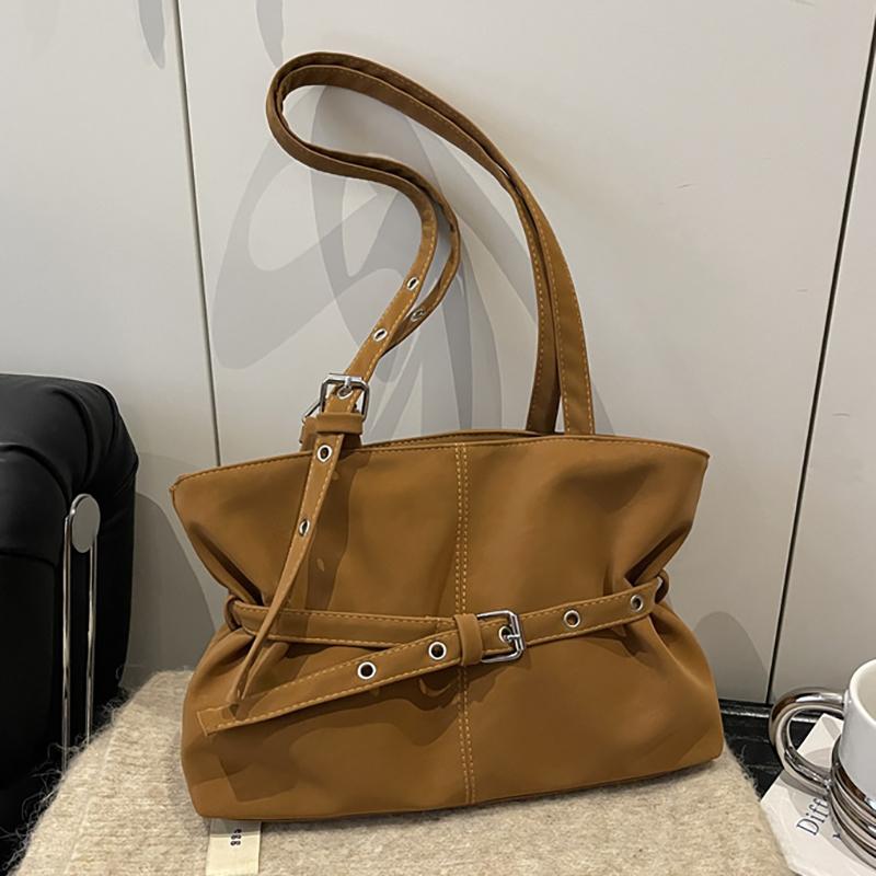 

Retro Large Motorcycle Tote Bag Womens Fashionable Leather Shoulder Bag Korean Vintage Large Capaci Tote Bag and Purses 2026 New