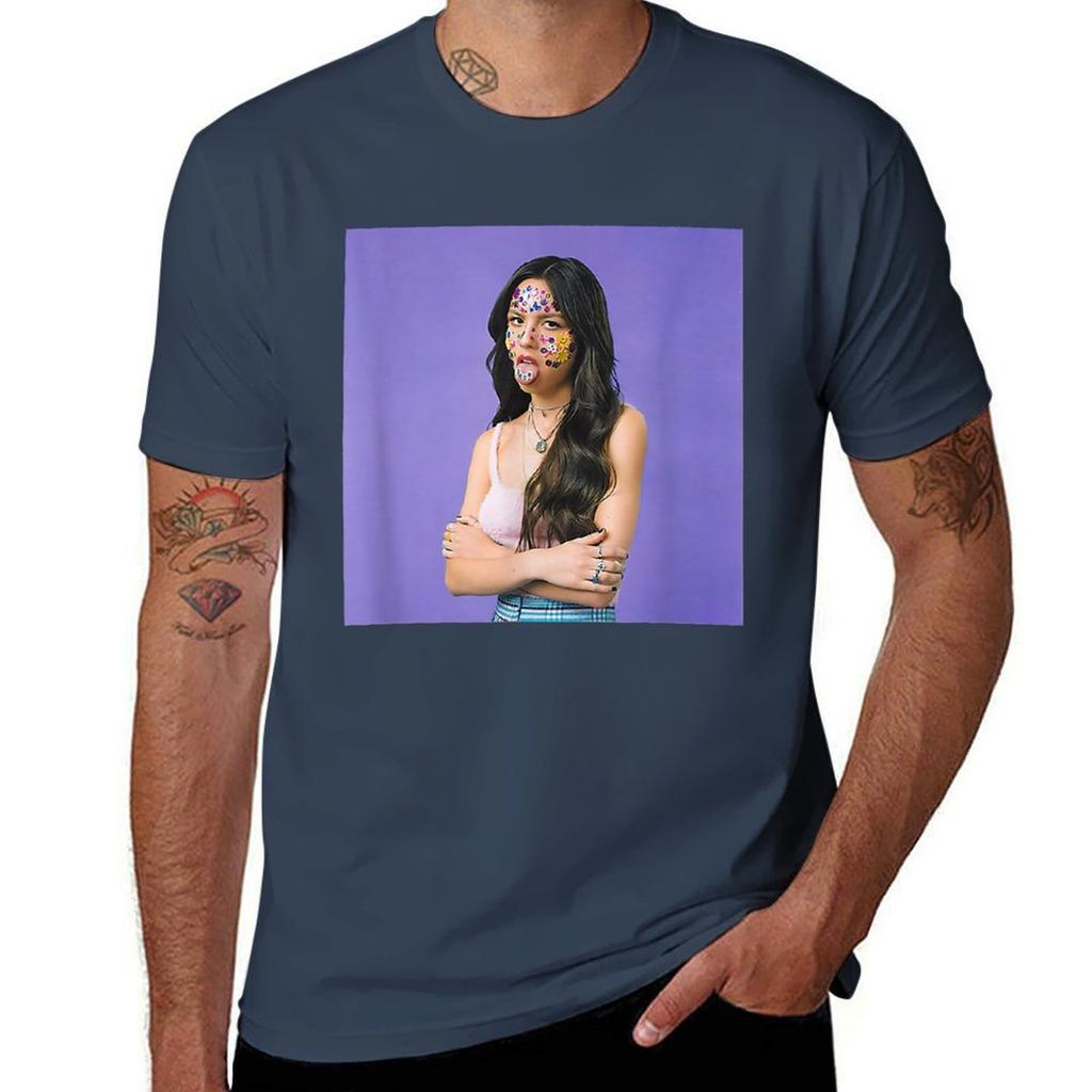 Oli.via and Rod.rigo Style T-Shirt Cotton T Shirt Pack T Shirt Custom Print Man T Shirts High Quality Luxury Brand T-Shirt
