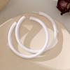 Geometric Round Personality Candy Color C-shaped Hoop Earrings Round Earrings Women Jewelry