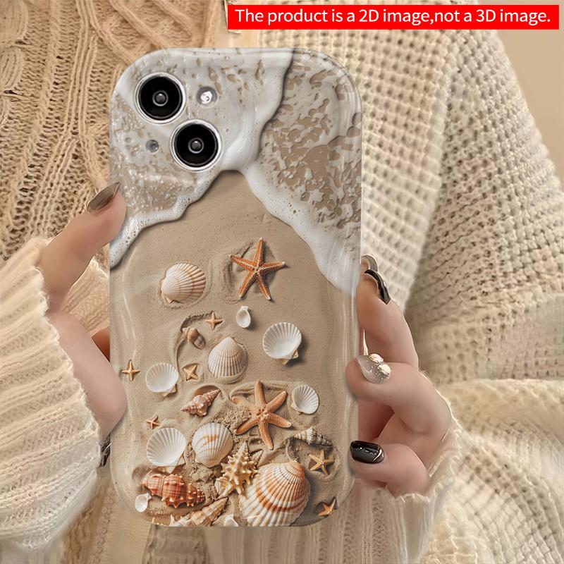 Letni Wzór Rozgwiazdy i Muszli Plażowej Etui na Telefon Dla Samsung Galaxy S26 Ultra S25 S24 S23 S22 S21 S20Plus FE A56 A55 A54 A16 Pokrowiec