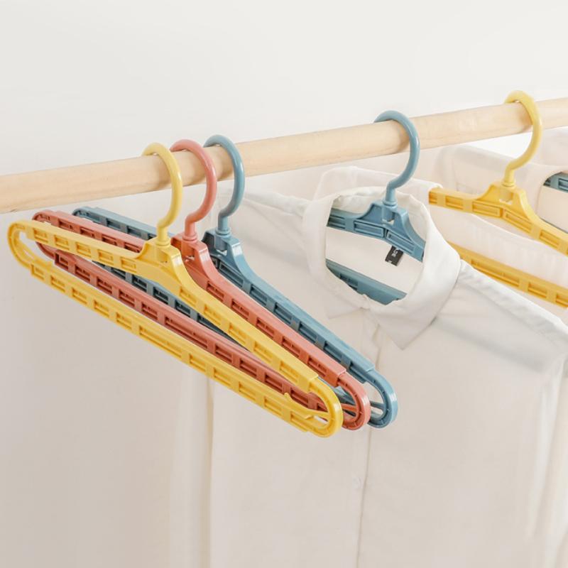 Multi-Function Retractable Towel Hanger Simple Dry And Wet Dual-Use Rotating Towel Hanging Lengthened Non-Slip Hanger