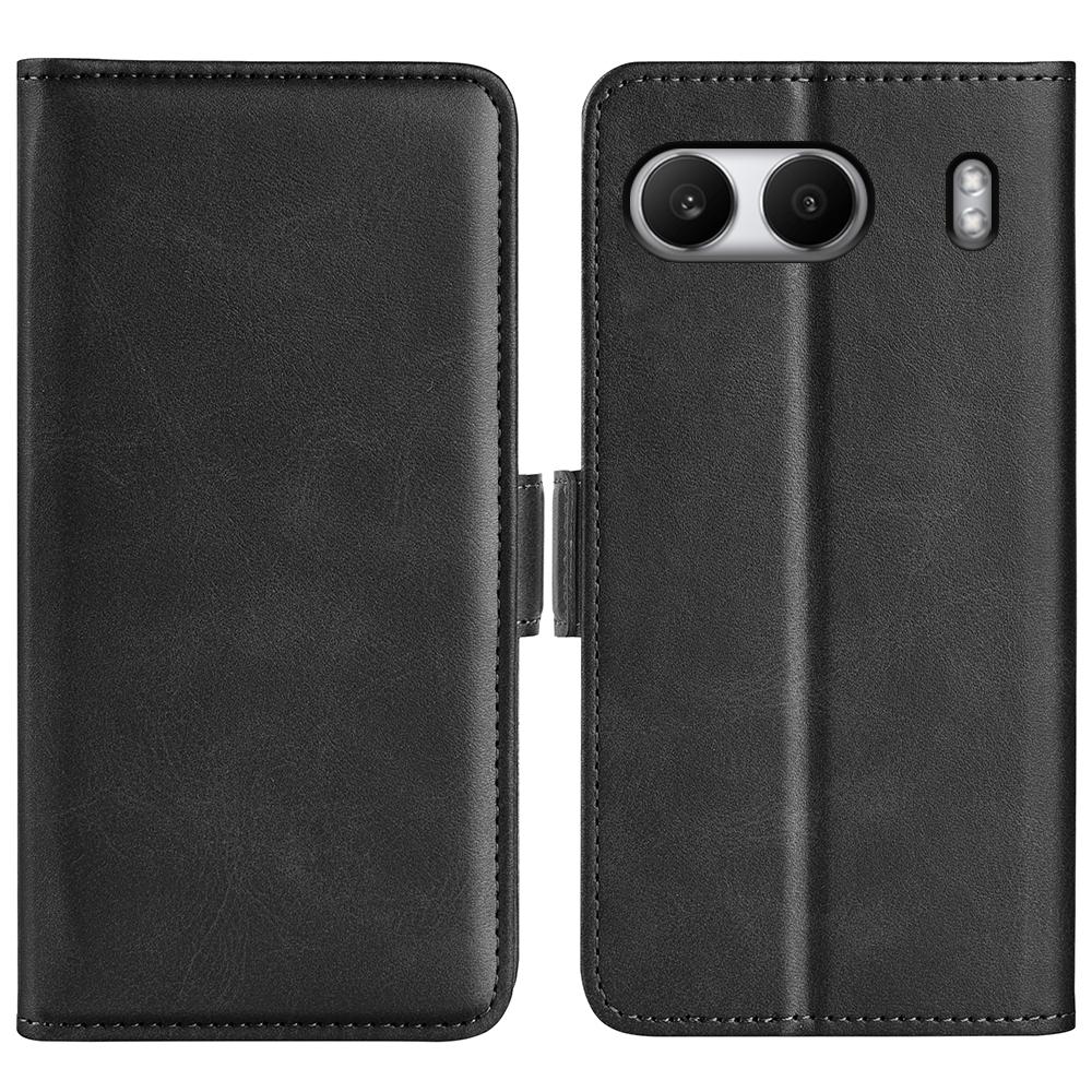For OnePlus Nord 4 Stand Case Calf Texture Leather Wallet Phone Cover