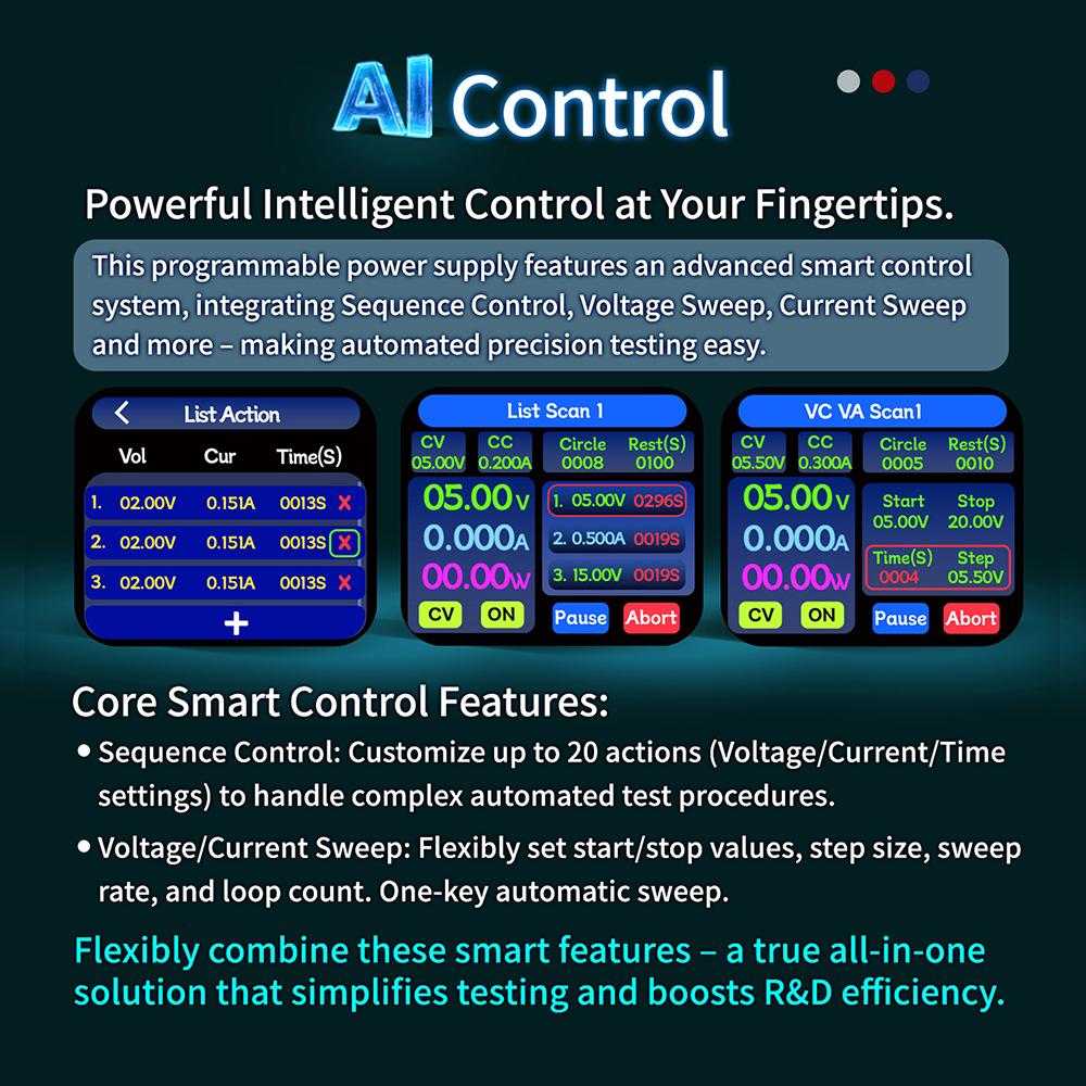XY6506W / XY6509W Digitally Controlled Adjustable Step-Down Power Supply Constant Voltage Constant Current Bluetooth/Wi-Fi