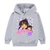 B938 Multi-color Kids Girls APHMAU Print Casual Long Sleeves Hoodie Top
