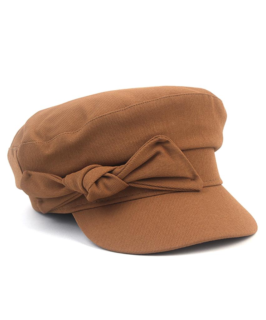 Yunibeosyeolkemiseuteuli Side Ribbon Brown Marine Cap