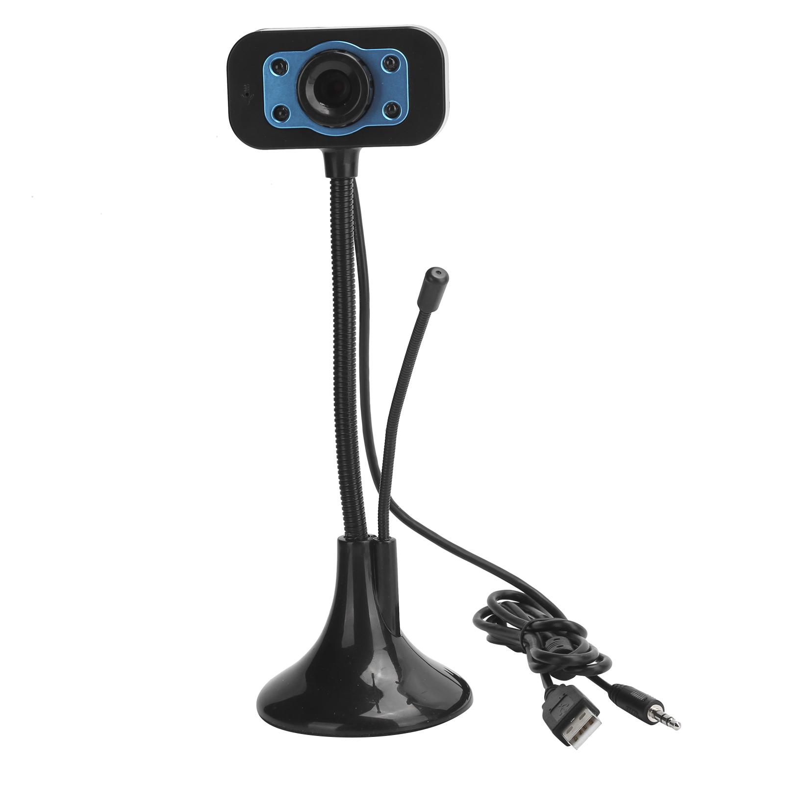 

Camera USB Video Webcam DriveFree Manual Focus Adjustment with External Microphone