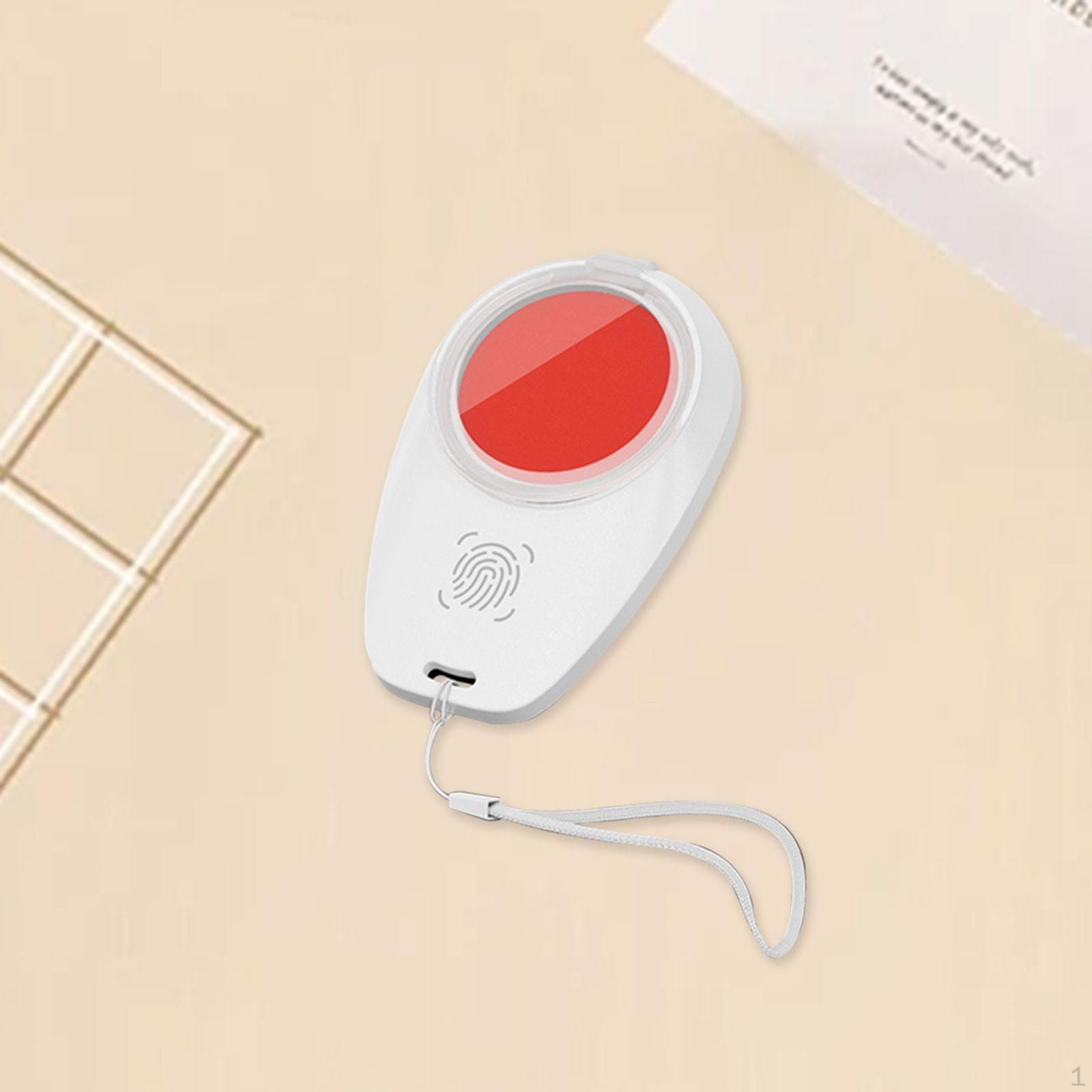 

Fingerprint Ink Pad Inkpad Easy to Carry Quick Drying Stamp Thumbprint for Documents білий