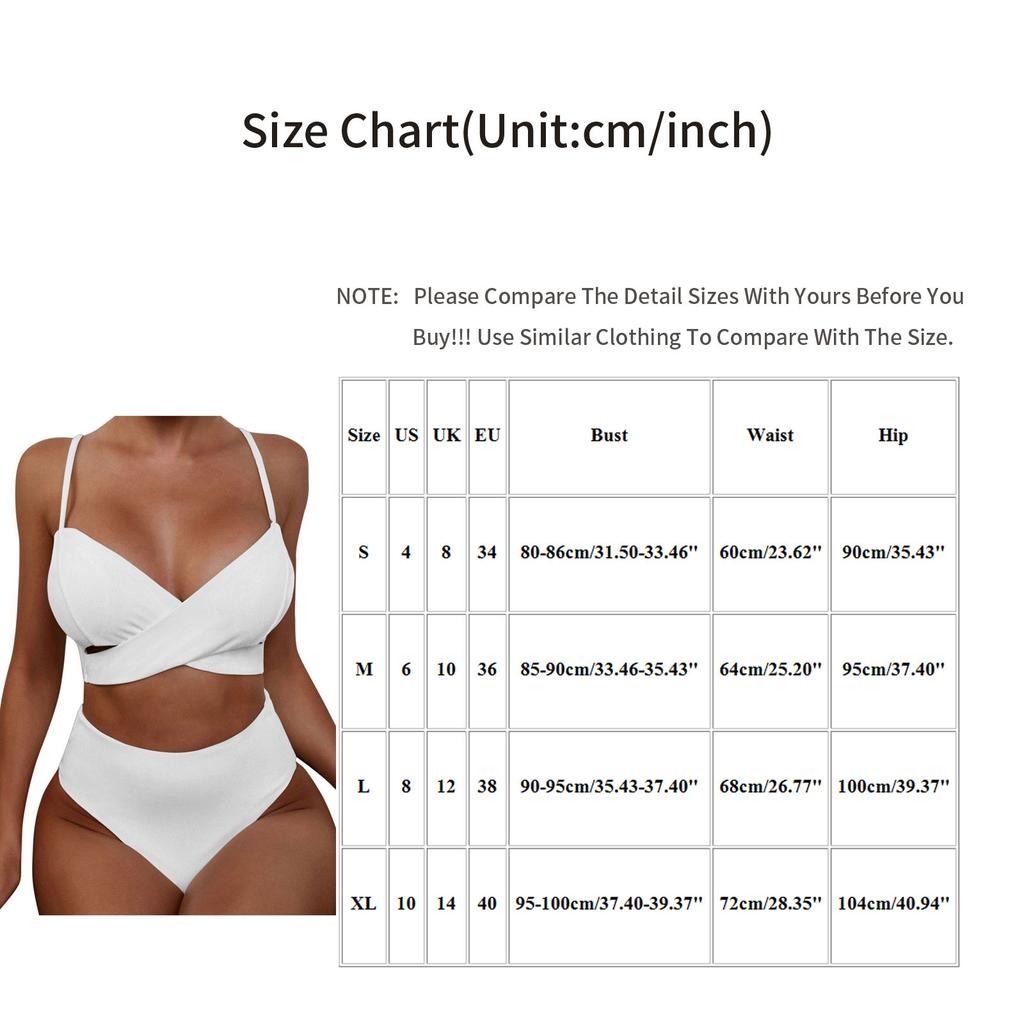 Women Sexy Color Bikini Swimwear Two-Piece Swimsuit Swimming Beachwear