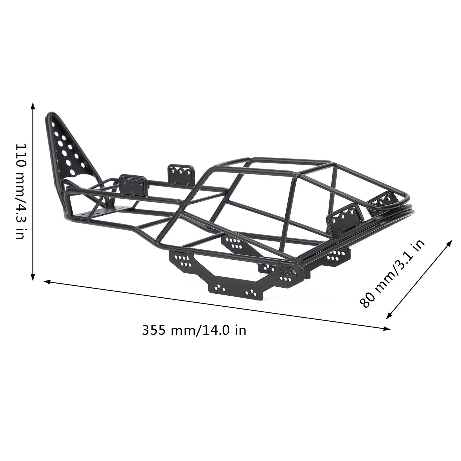 

Metal Roll Cage Full Tube Frame Body Chassis for Axial SCX10 1/10 RC Crawler Truck Parts RC Roll Cage Roll Cage for Axial SCX10 чорний