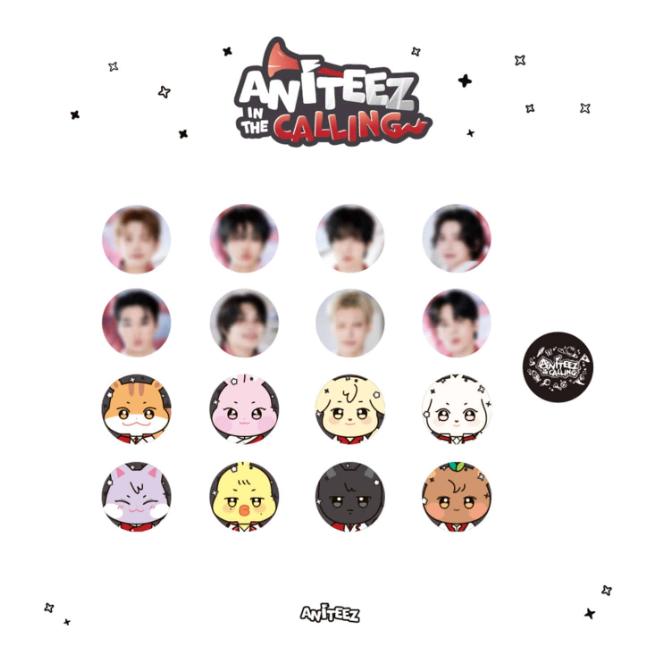 

Предзаказ ATEEZ ANITEEZ IN THE CALLING Случайный значок в банке Random 1ea