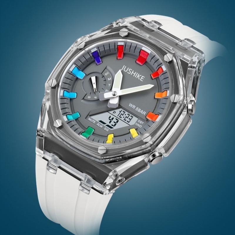 Men's Watch Student Electronic Watch Multi functional Sports Waterproof Night Glow Electronic Watch