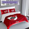3pcs Club Atlético River Plate Duvet Cover Set, Includes 1 Duvet Cover and 2 Pillowcases,Skin-Friendly&Comfortable Fabric,Suitable Bedding Sets