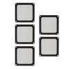 5pcs PC Chassis Cooling Dust Filter Professional Dustproof Soft Magnet Nylon Frame Protective Chassis Dust Cover for PC