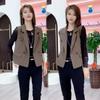Elegant and Chic Women's Waistcoat Suit Vest Jacket for Spring Outwear