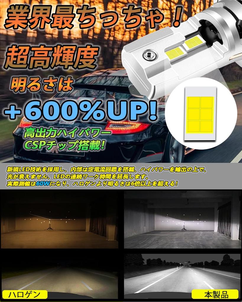 WENLE Industry's Best! Explosive Light H4 Hi/Lo Switching LED Headlight, Compatible with Vehicle Inspection,