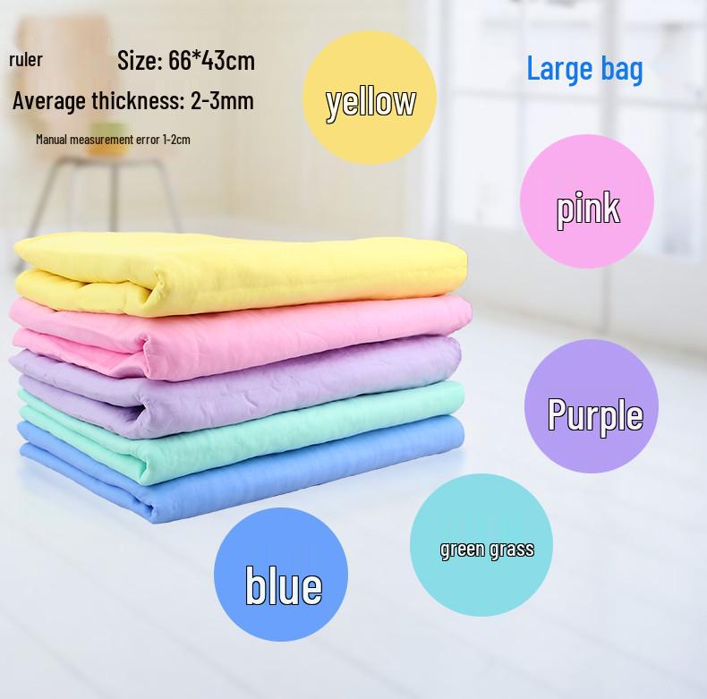 Imitation Deerskin Thickened Quick-Dry Pet Towel for Cats & Dogs, Large Size Large Bag фиолетовый