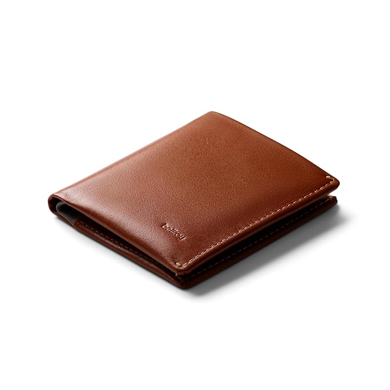 

[Bellroy] Note Sleeve, slim leather wallet, RFID selectable (with up to 11 cards) - Sienna