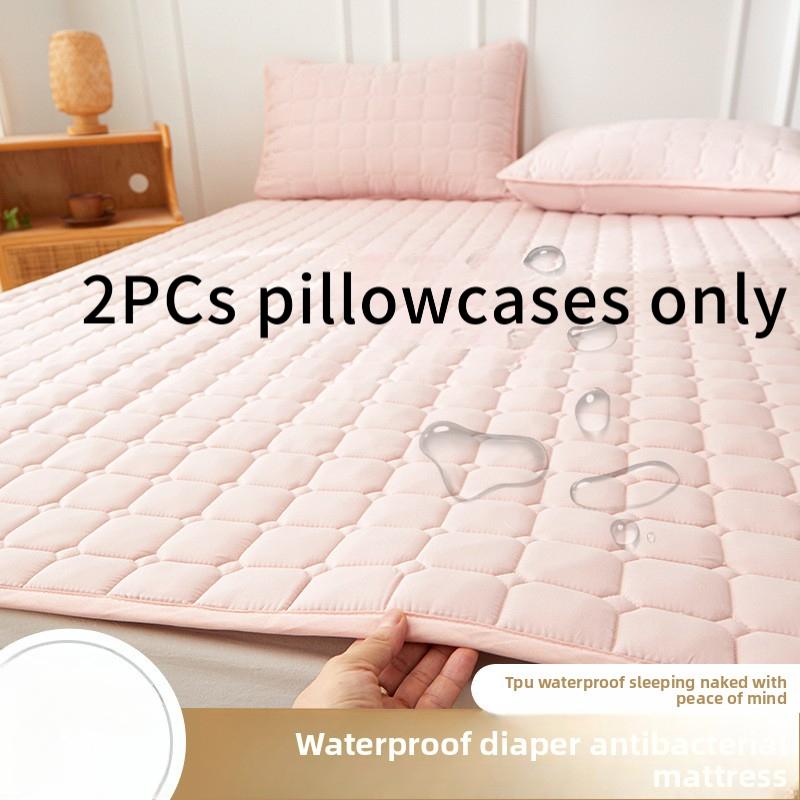 Waterproof Urine Barrier Quilted Mattress Pad for Home Bedroom Dormitory Soft Cushion Bed Protector Non-Slip Mat