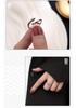 Beixi S925 Sterling Silver Dolphin Open Ring - Trendy Women's Index Finger Jewelry 2025