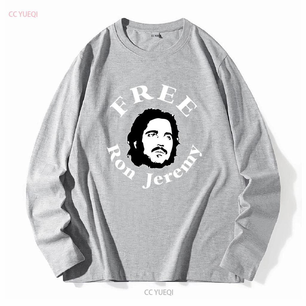 Kostenloses Ron Jeremy Lustiges T-Shirt tee PornStar XXX vintage Gewaschen Atmungsaktiv Stilvoll Streetwear Oberteil Für Den Täglichen Gebrauch Bequem