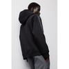 H M Side Stripe Hoodie Loose Fit Black