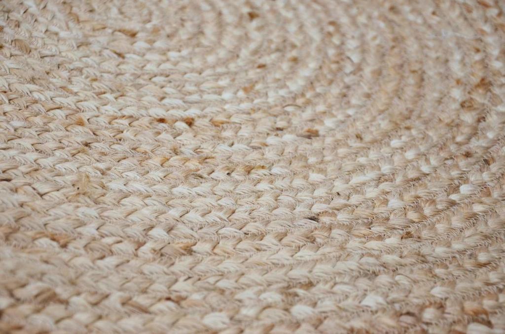 Jute Rug Round Handmade Natural Rug for Any Space Look Rustik Decor For Any Space