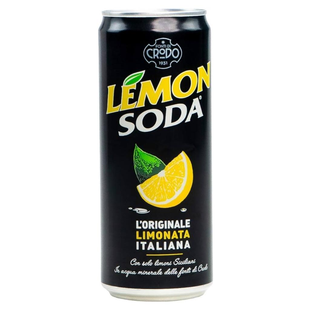 Lemon-flavored Carbonated Drink Lemon Soda Can 330ml - Fondi Di Crodo