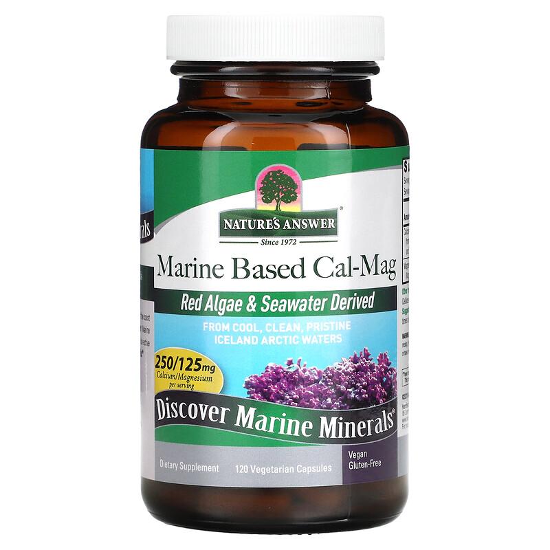 Marine Based Cal-Mag, 120 Vegetarian Capsules