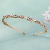 TS-J3407 Rhinestone Hair Band Alloy Claw Chain Embedded Crystal Thin Headband For Women