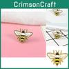 Adorable Cartoon Creative Bee Alloy Brooch Pin Cute Enamel Badge For Fashionable Attire