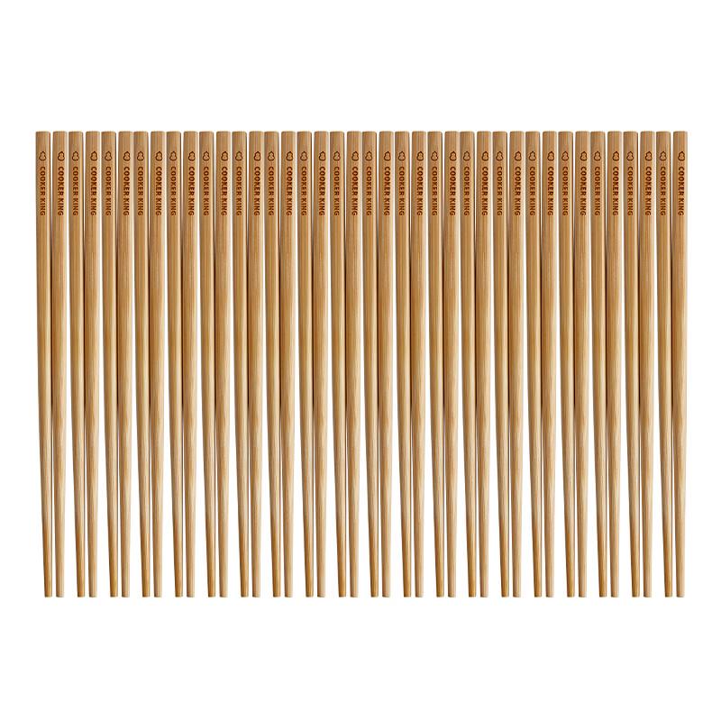 Chui Da Huang Natural Bamboo Chopsticks - 20 Pairs