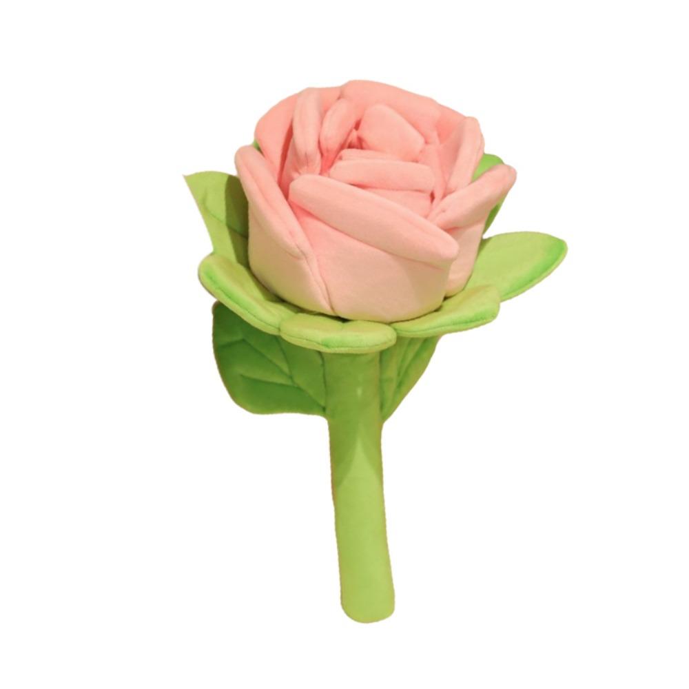 Soft Simulation Plush Rose Romantic Rose Plush Pillow Red Rose Bouquet Home Decoration