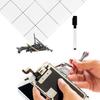 General Magnetic Project Pad Rubberized Grip with Print Overlay Magnetic Service Pad Simple Use for Smartphone Repair