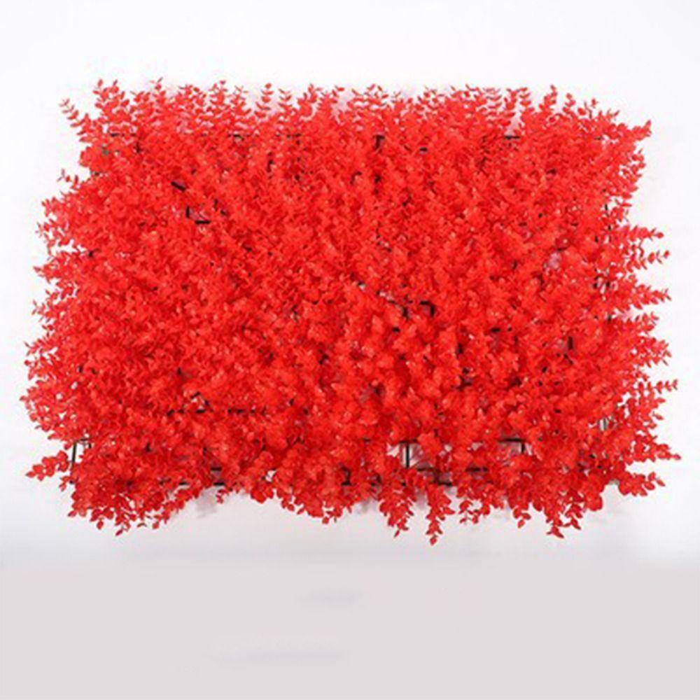 Plastic Lawn Artificial Plant Wall Panel UV Resistant Fake Lawn Carpet  Party Decor