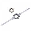 Uxcell Die Stock Handle Wrench M16x1 Thread Round Die and 38mm with Adjustable Hand Tool Set, (Compatible M12-M16 Dies) Holder, Wrench,