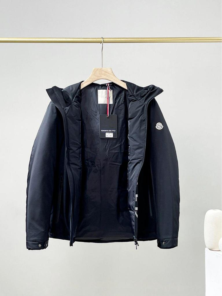 Europejska męska kurtka wiatrówka z kapturem - Moda wiosenna 2025, Krój slim fit, Nadruk z literami.