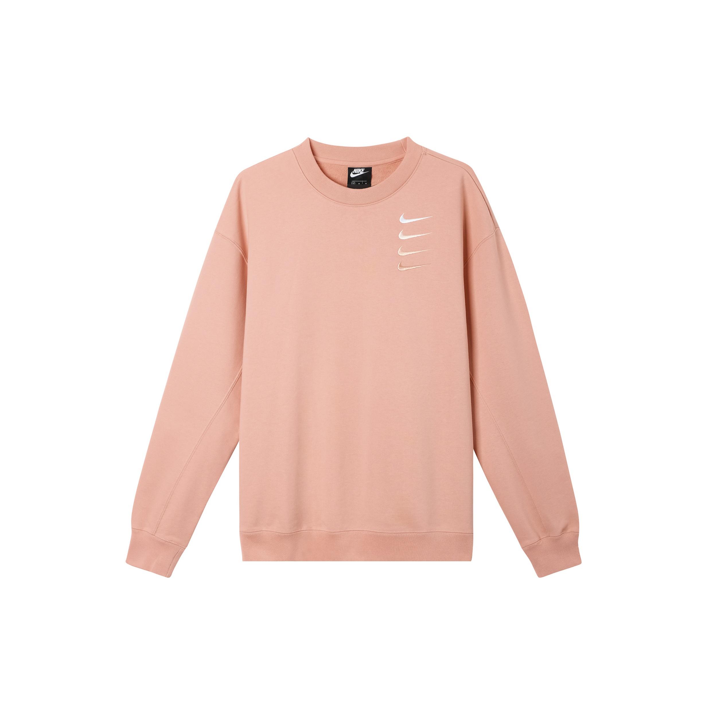 Nike Swoosh Gradient Pullover Round Neck Pink Men s DA3193-618 XL